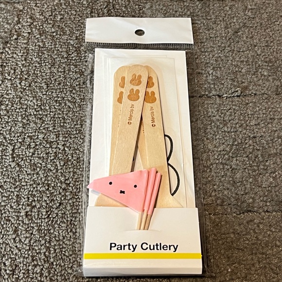 Miffy Party Cutlery Set Official Dick Bruna Japan Exclusive Kawaii Wood Flatware - Picture 1 of 9
